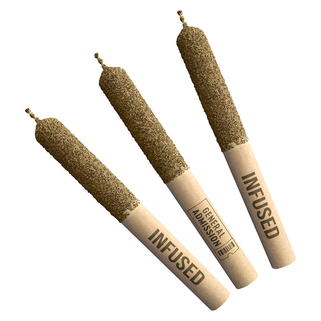 General Admission - Watermelon Splash Diamond Infused Pre-Roll 3x0.5g Resin - Watermelon Splash Diamond Infused Pre-Roll 3x0.5g Indica Resin
